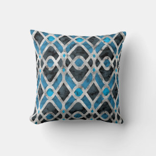 Coussin Batik Art déco moderne