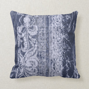 Coussin Batik, Indigo