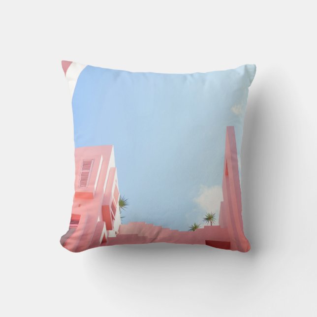 COUSSIN BÂTIMENT EN BÉTON BLANC (Recto)