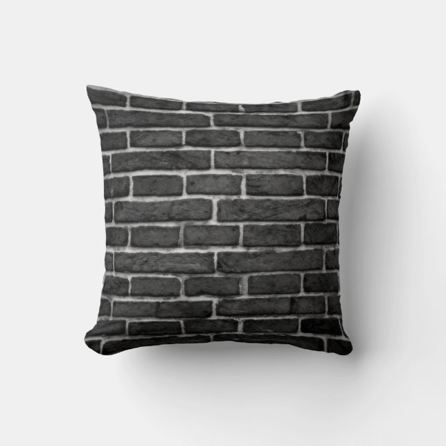 Coussin Bâtiment mur en brique de mur (Recto)
