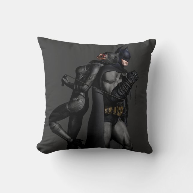 Coussin Batman Arkham City | Batman et Catwoman (Recto)
