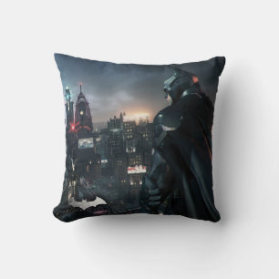 Coussin Batman regarde la ville