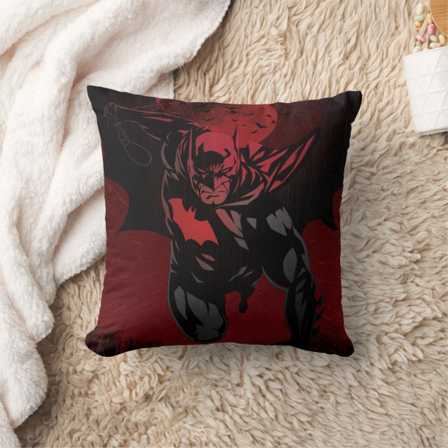 Coussin Batman Saut Cramoisi (Couverture)