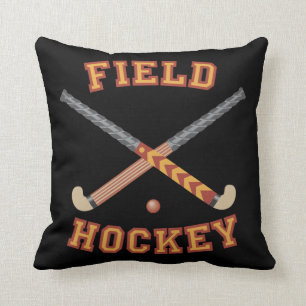 Coussin Bâtons de hockey sur gazon Lancer l'oreiller