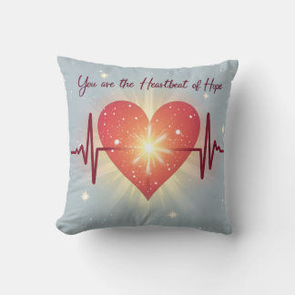 Coussin Battement de coeur de l'espoir 2