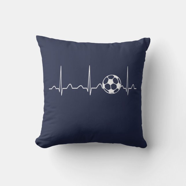 COUSSIN BATTEMENT DE COEUR DU FOOTBALL (Recto)