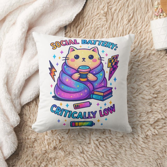 Coussin Batterie sociale Critique... (Couverture)