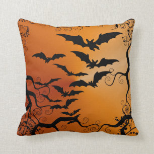 Coussin Battes de Halloween