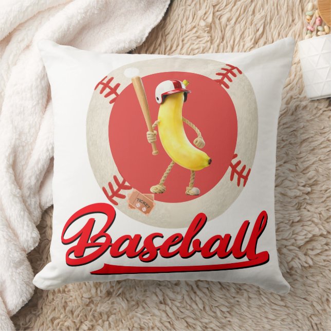 Coussin Batteur de Banane Drôle Graphique personnalisé Bas (Couverture)