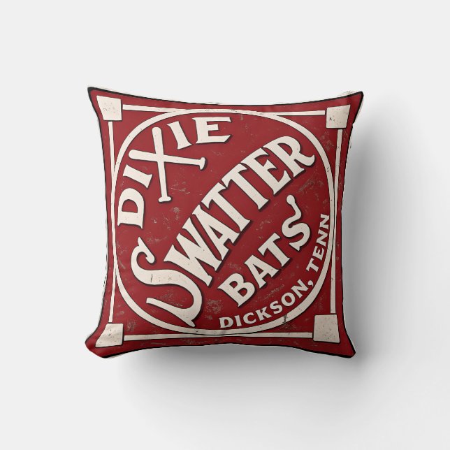 Coussin Batteurs Dixie Swatter Logo Vintage Dickson Tennes (Recto)