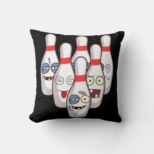 Coussin Battez Les Épingles De Bowling Cute Ducks Jouer Le