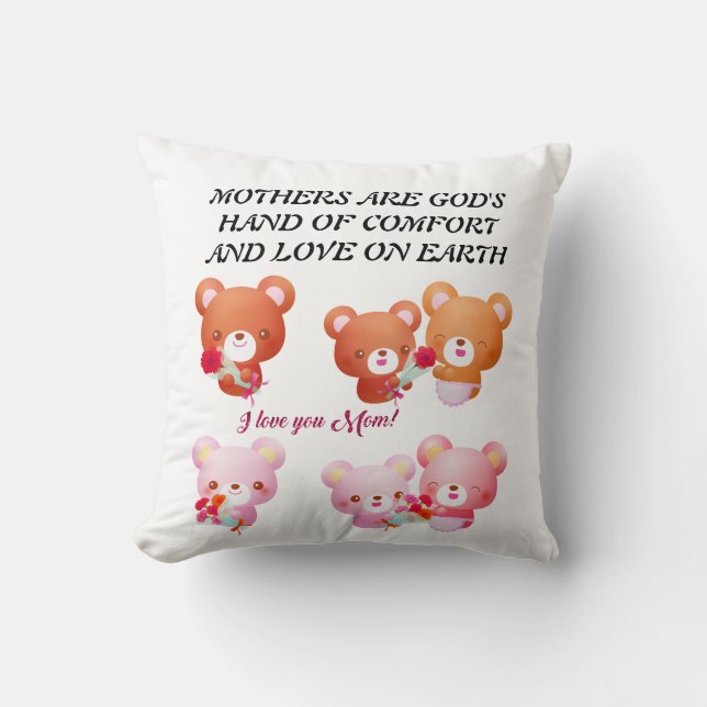 Coussin BC-Mères sont l'Coussin de Dieu (Recto)