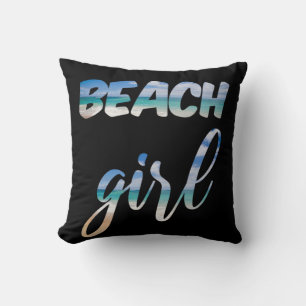 Coussin Beach Girl