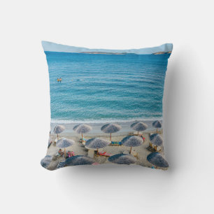 Coussin Beach lounge en bord de mer face à la mer