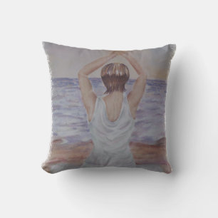 COUSSIN BEACH YOGA POSE