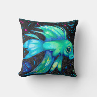 Coussin Bêafish bleu