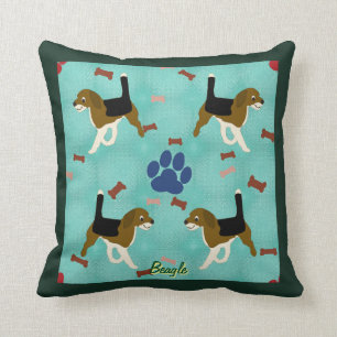 Coussin Beagle de dessin