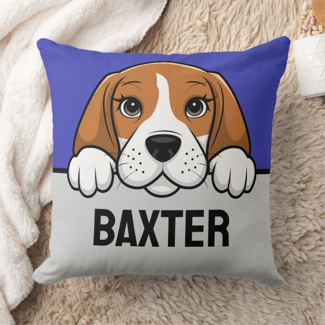 Coussin Beagle mignon Amoureux des chiens de chiot personn (Couverture)
