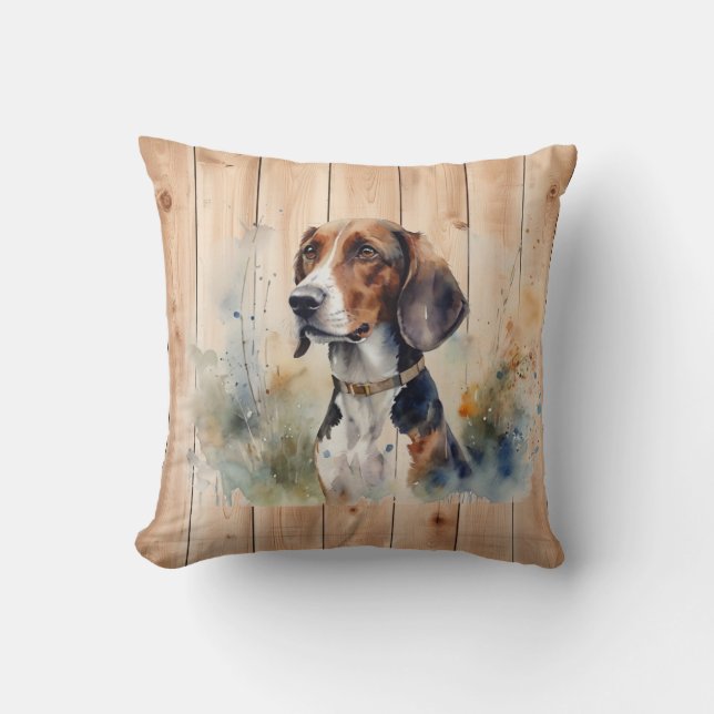 Coussin Beagle ou chasseur de chasses de chasses de chiens (Recto)