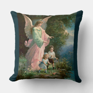 Coussin Beau Ange Gardien Garder les enfants