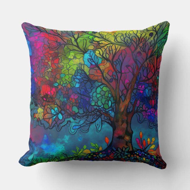 Coussin Beau Aquarelle (Recto)