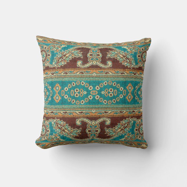 Coussin Beau, arabe, arabe, arabique, arabique, tissu arab (Recto)