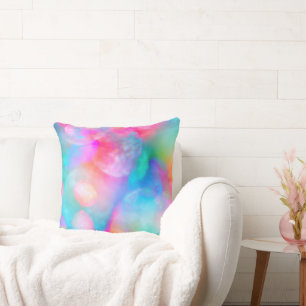 Coussin Beau arc-en-ciel coloré doux