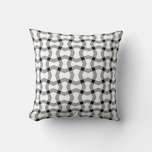 Coussin Beau arrière - plan ornemental abstrait, noir, g