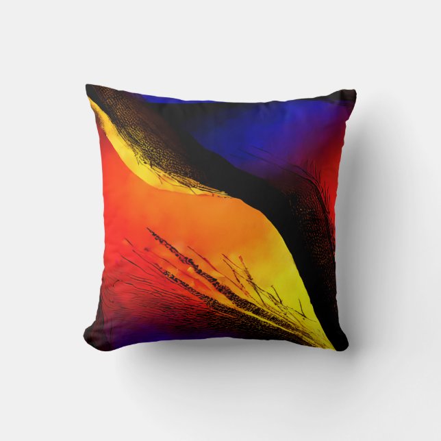 Coussin Beau art Abstrait sur Arrière - plan foncé (Recto)