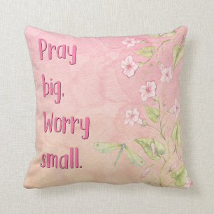 Coussin Beau carreau chrétien de message