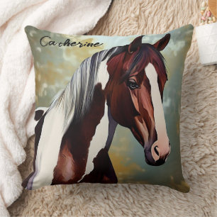 Coussin Beau Cheval de Peinture
