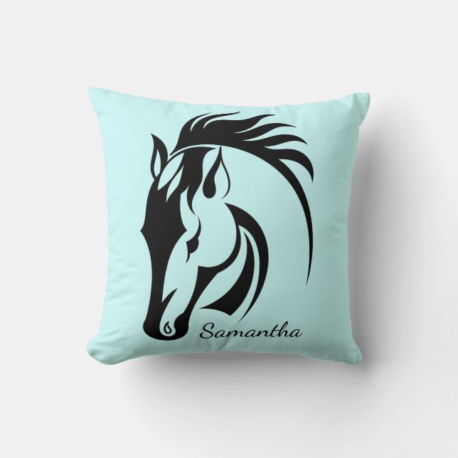 Coussin Beau Cheval Design Jeu d'Oreiller (Recto)