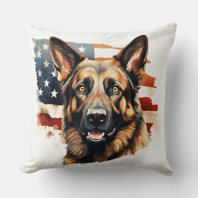 Coussin Beau Chien à Chien à Chien (Recto)