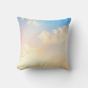 Coussin Beau Ciel Bleu avec Nuages,