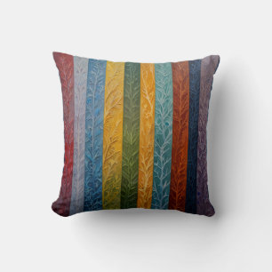 Coussin Beau cristal de glace multicolore plissé