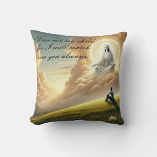 Coussin Beau Dieu Veillant Sur Son Enfant