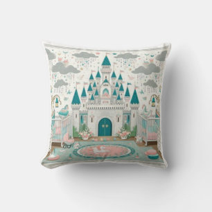 Coussin Beau Fairy Tale Castle Jeu d'oreiller