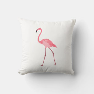 Coussin Beau Flamant rose rose