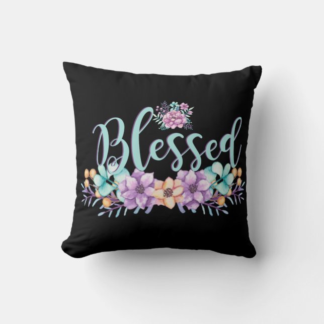 Coussin Beau Floral Bénéficié (Recto)