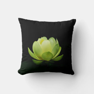 Coussin Beau Lotus Vert, Zen