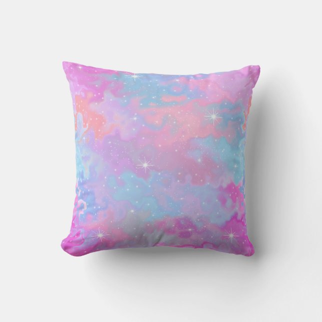 Coussin Beau Marbre Transparent Night Sky (Recto)