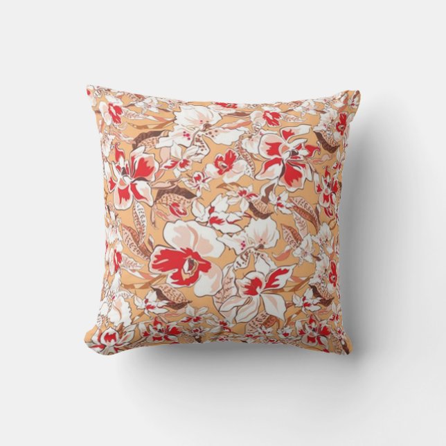 Coussin Beau Motif Fleurs (Recto)