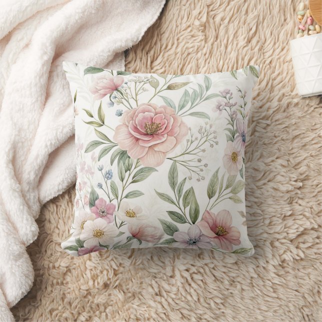 Coussin Beau Motif Fleurs (Couverture)