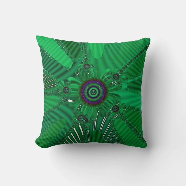 Coussin Beau motif floral  (Recto)