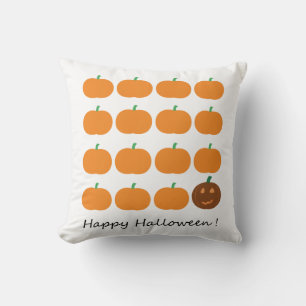 Coussin Beau Patch Citrouille Halloween