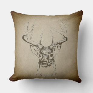 Coussin Beau pays rustique Buck