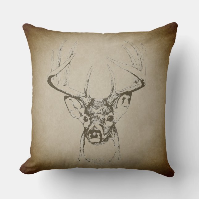 Coussin Beau pays rustique Buck (Recto)