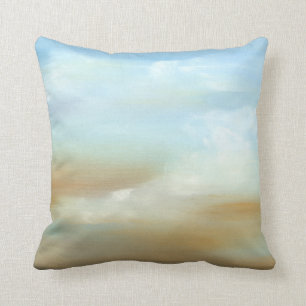 Coussin Beau paysage avec nuages fluides
