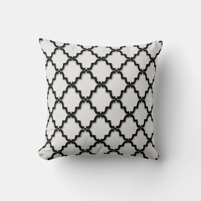 Coussin Beau rétro motif moderne d'art déco (Recto)
