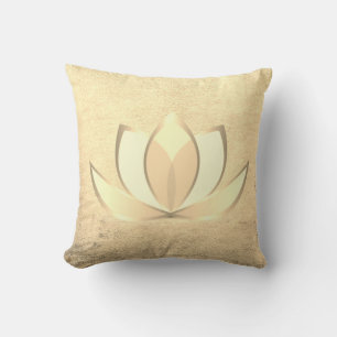 Coussin Beau stylish chic or Lotus, Zen